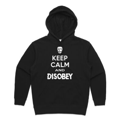 Keep Calm and Disobey - front and back print Thumbnail