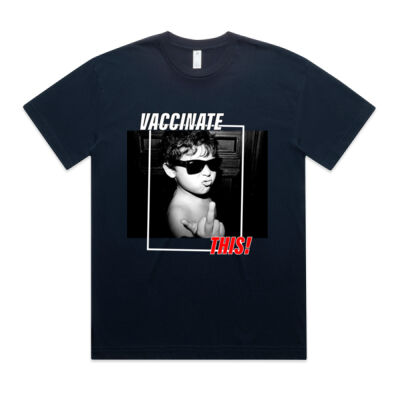 VACCINATE THIS! MENS T - AS COLOUR STATE T Thumbnail