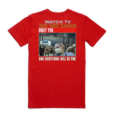 WATCH TV - MENS STAPLE T BACK PRINT Thumbnail