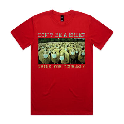DON'T BE A SHEEP - MENS STAPLE T Thumbnail
